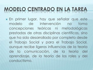 Modelos de intervencion