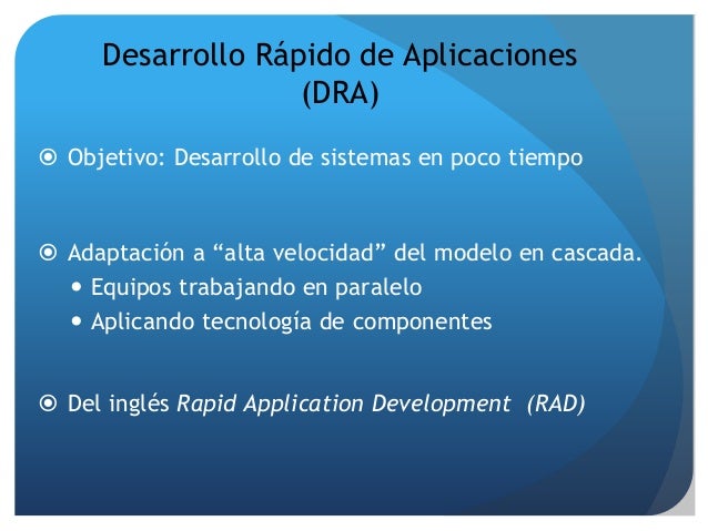 Desarrollo Rapido De Aplicaciones Rad Ventajas Y