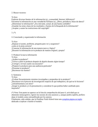 Modelos de Literacia de la Información