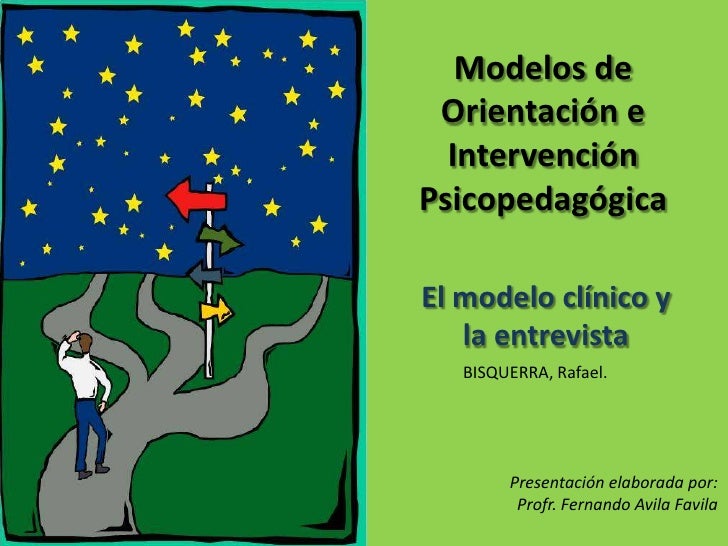 Modelos de orientación e intervención psicopedagógica