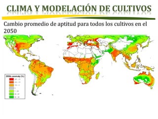 Modelos de prediccion y cambio climatico