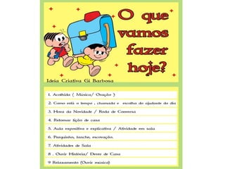 Modelos de rotinas - Unidade 2