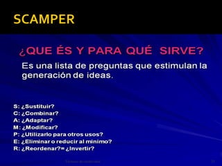Técnicas de creatividad 25
 