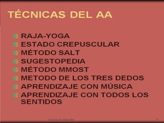 Técnicas de creatividad 31
 