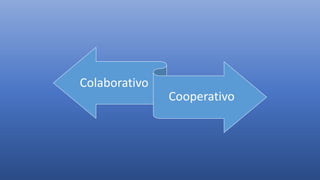 Colaborativo
Cooperativo
 
