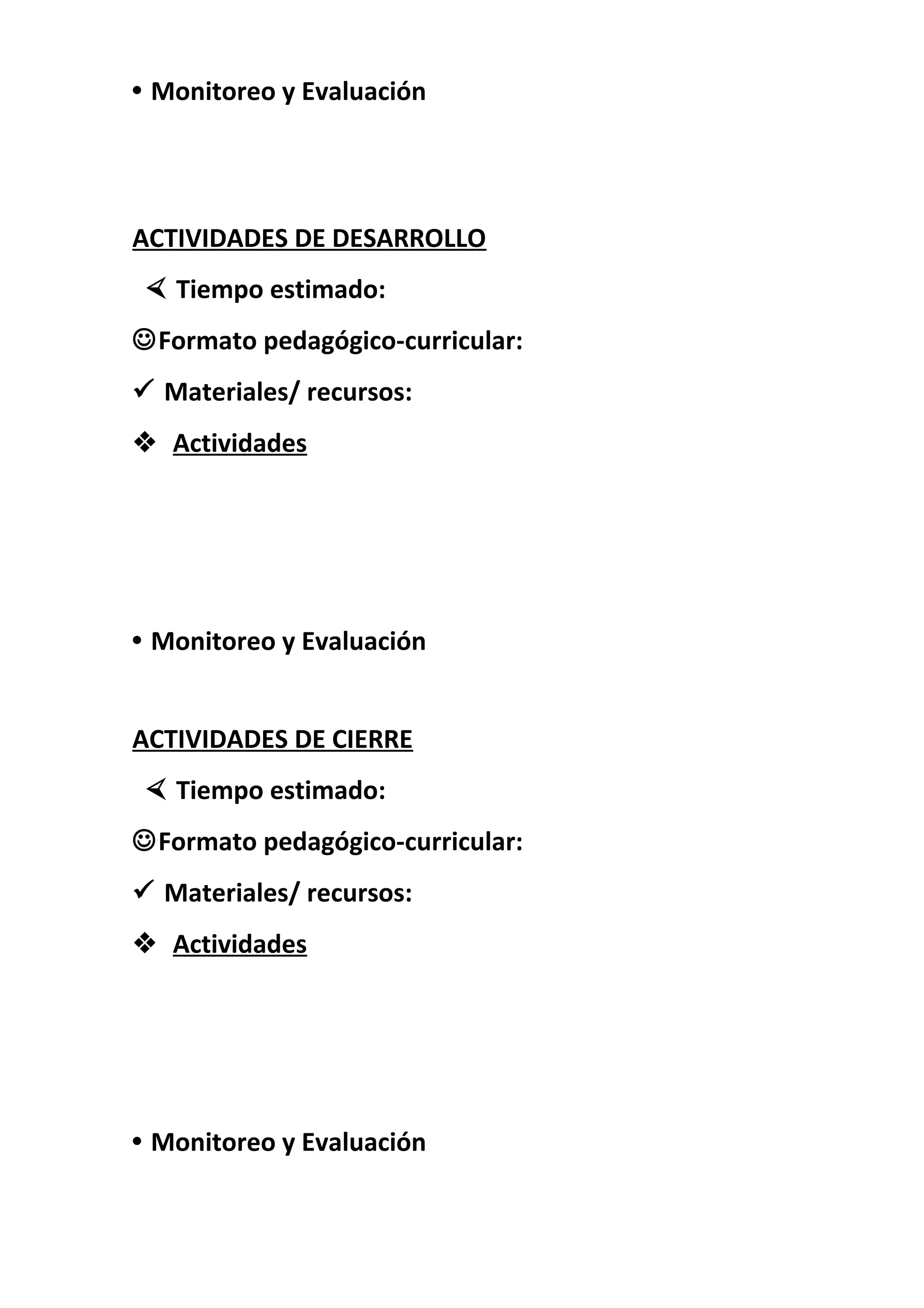 Modelo secuencia didactica