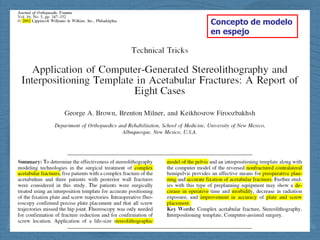 Concepto de modelo en espejo 
