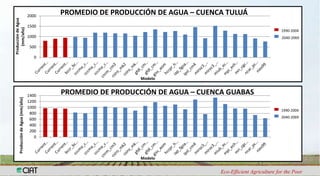Análisis de Vulnerabilidad hídrica frente a escenarios de cambio climático en las cuencas de los ríos Tuluá, Guabas, Fraile y Desbaratado en el Departamento del Valle del Cauca
