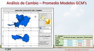 Análisis de Vulnerabilidad hídrica frente a escenarios de cambio climático en las cuencas de los ríos Tuluá, Guabas, Fraile y Desbaratado en el Departamento del Valle del Cauca