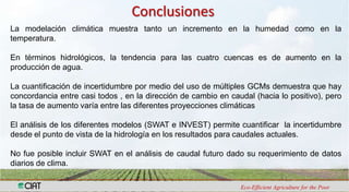 Análisis de Vulnerabilidad hídrica frente a escenarios de cambio climático en las cuencas de los ríos Tuluá, Guabas, Fraile y Desbaratado en el Departamento del Valle del Cauca