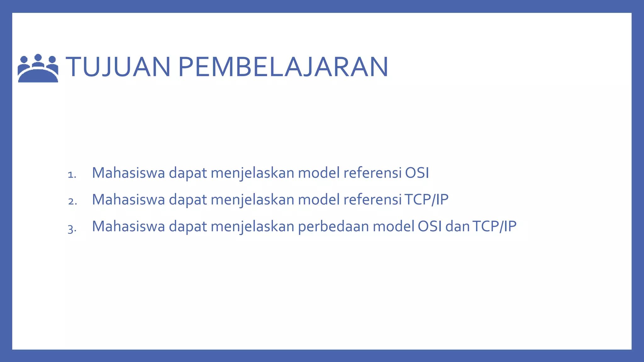 Model osi dan tcp | PPT