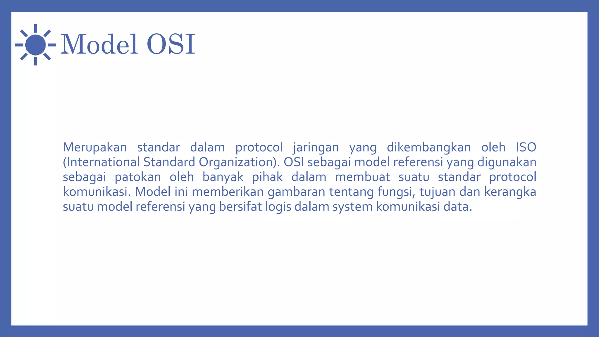 Model osi dan tcp | PPT