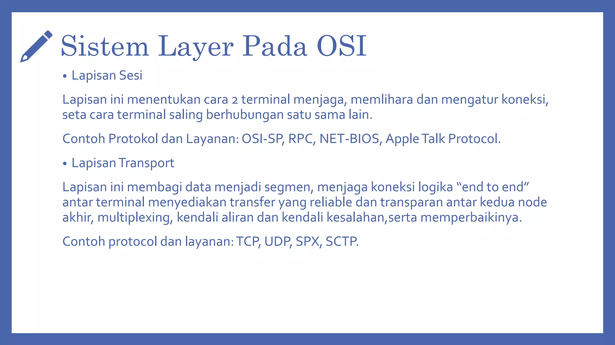 Model osi dan tcp | PPT