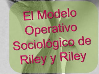 El Modelo Operativo Sociológico de Riley y Riley