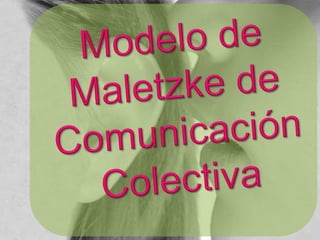 Modelode Maletzke de Comunicación Colectiva 