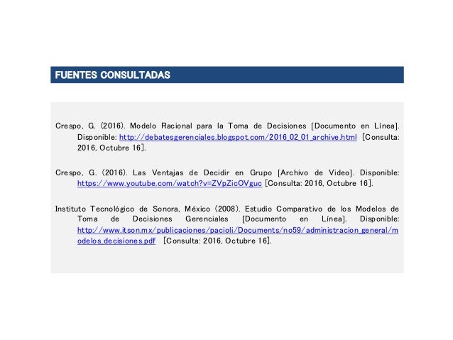 Modelos gerenciales para la toma de decisiones pdf files