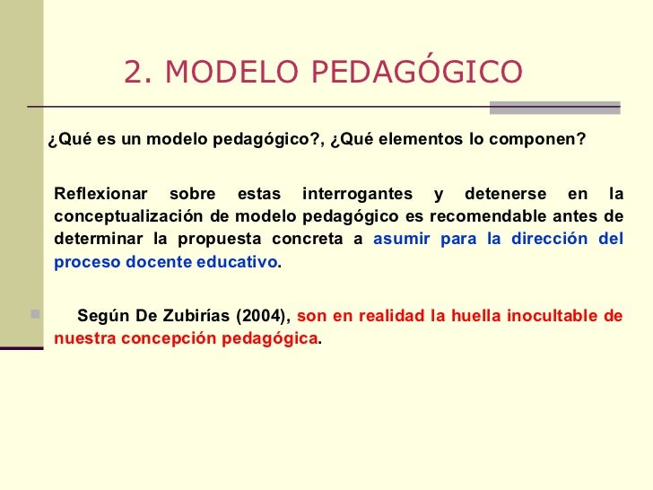 Modelos Pedagogicos