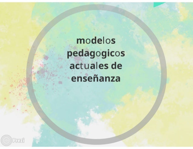 Resultado de imagen de modelos pedagogicos actuales
