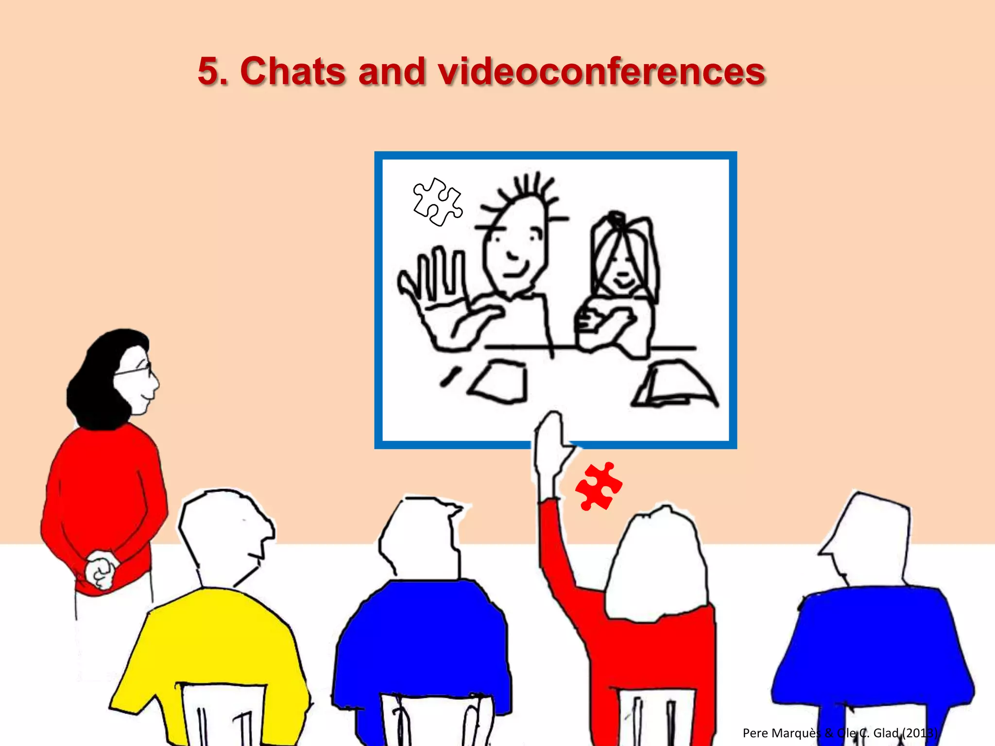 3. Correcting exercises together (correcting homework) 
? 
Pere Marquès & Ole C. Glad (2013)  