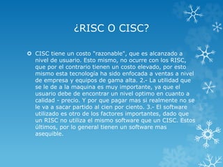 Modelos risc y cisc | PPT