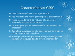 Modelos risc y cisc | PPT