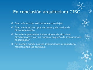 Modelos risc y cisc | PPT