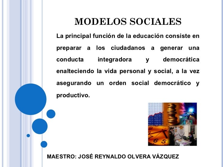 Modelos sociales Modelos sociales