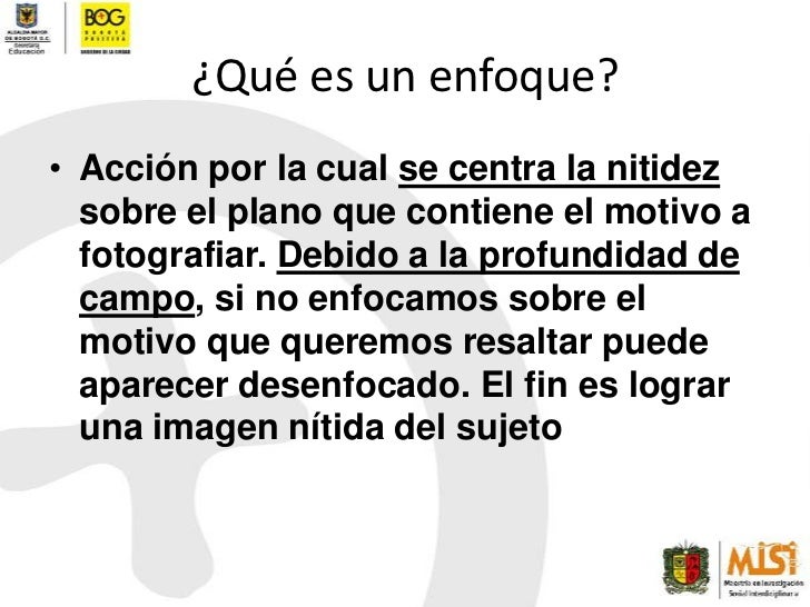 Que Es Enfoque – Traduction enfoque en Français – MENXBY