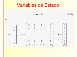 Variables de Estado
 