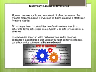 Modelos y sistemas_de_inventarios