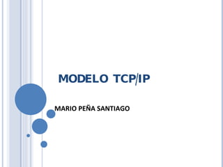 MODELO  TCP/IP MARIO PEÑA SANTIAGO 