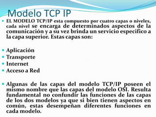 Modelo tcp ip | PPTX
