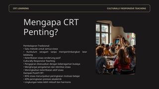 Comprehensive Guide to Culturally Responsive Teaching (CRT) in ...