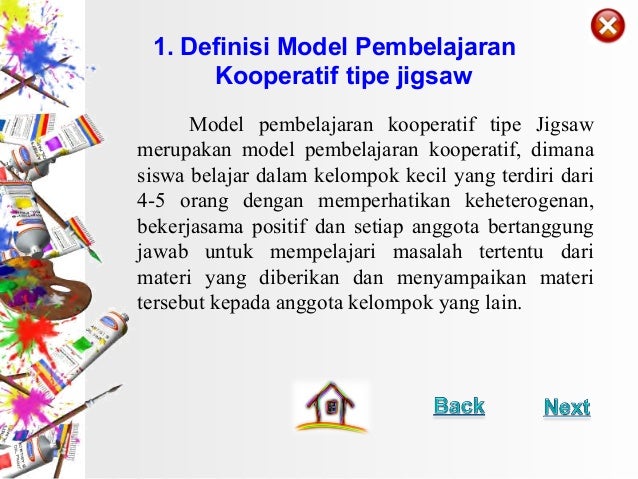 Model pembelajaran matematika tipe jigsaw
