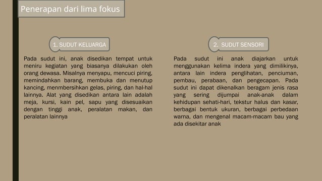 Model pembelajaran sudut-sudut kegiatan anak usia dini.pptx | Free Download