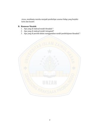 Model Pembelajaran Terpadu Treaded & Intergated .pdf