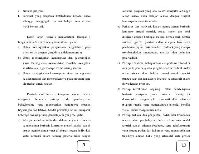 Model pembelajaran tutoria pdf Model pembelajaran tutoria pdf