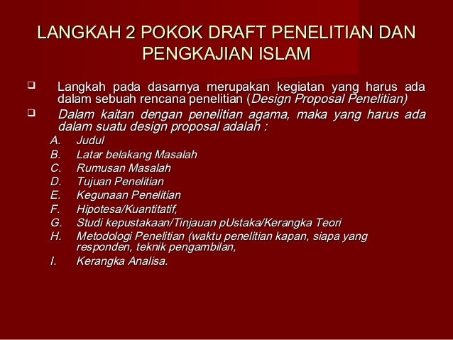 Model penelitian agama