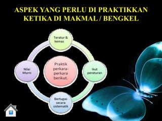 ASPEK YANG PERLU DI PRAKTIKKAN
  KETIKA DI MAKMAL / BENGKEL
 