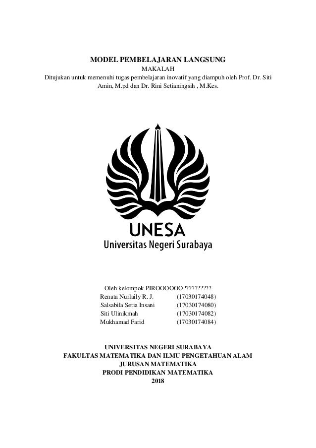 Model Pengajaran Langsung