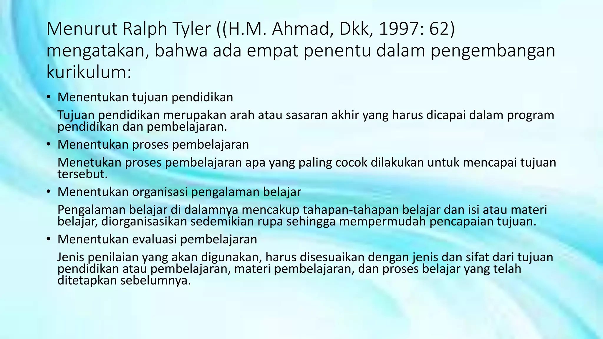 Model pengembangan kurikulum | PPTX