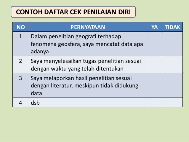 Model penilaian di smp dan sma