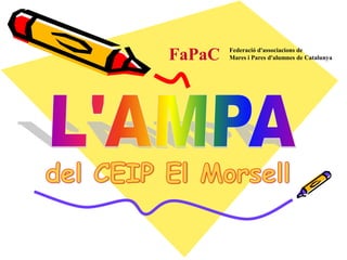Federació d'associacions de
FaPaC   Mares i Pares d'alumnes de Catalunya
 