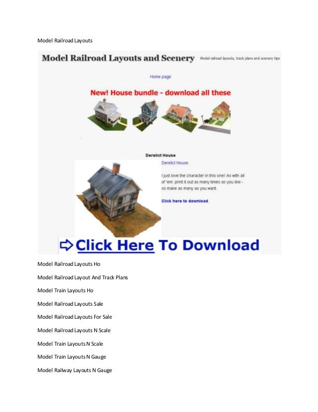 building model railway scenery