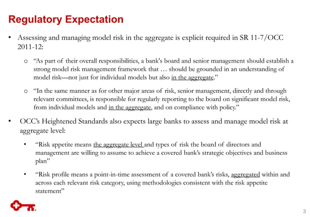Model Risk Aggregation | PPT