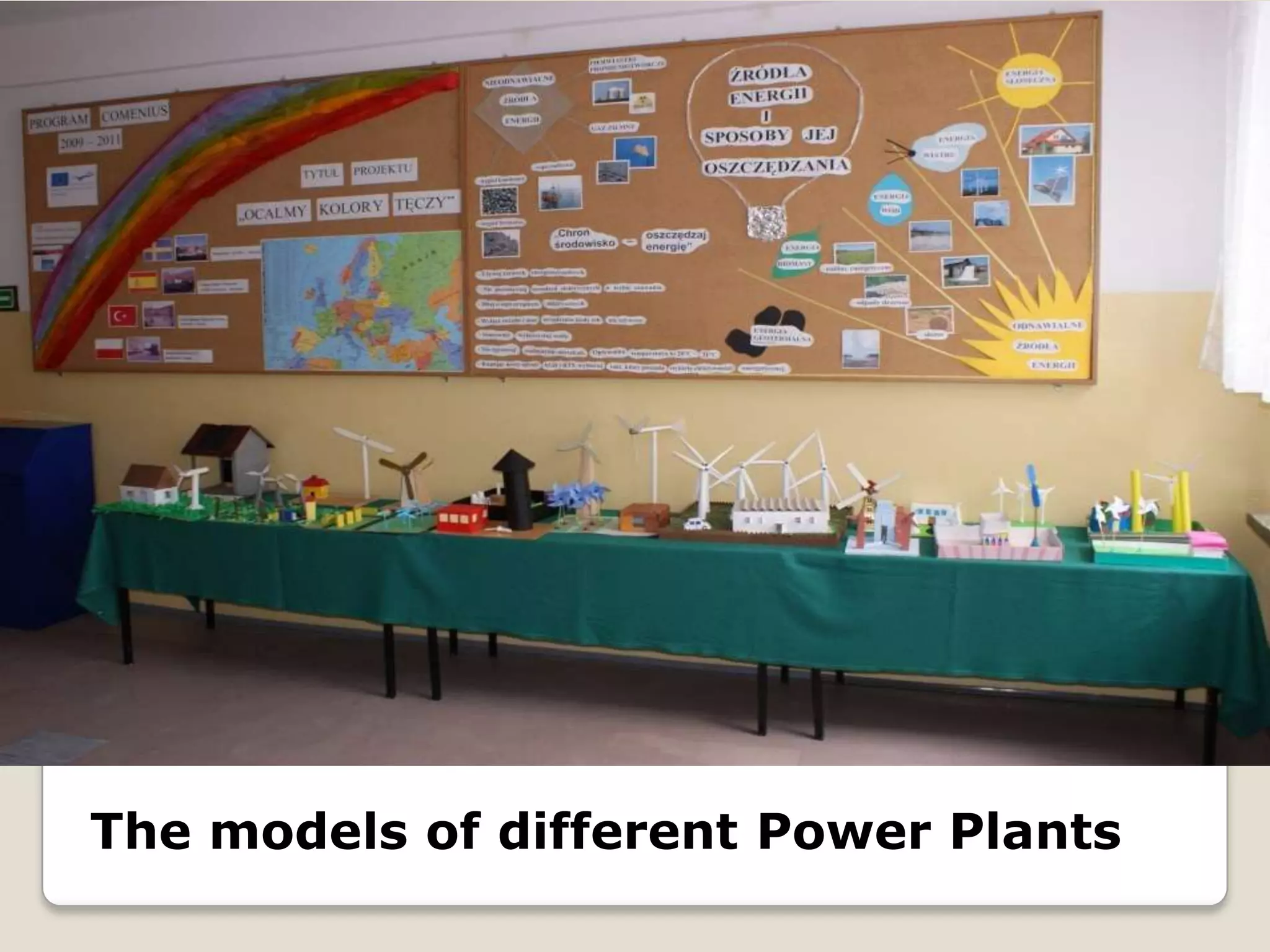 The models of different Power Plants