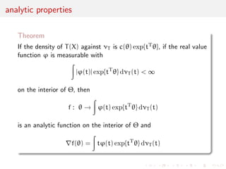 Tx), varF(YjX = x) = 2 
in which case the statistical inference only deals with estimating or 
testing the constrained aspects or providing prediction. 
Note: Estimating a density or a regression function like 	( 