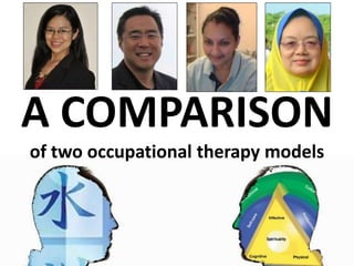 A COMPARISON
of two occupational therapy models
 