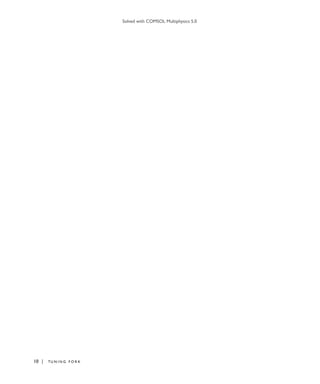 Solved with COMSOL Multiphysics 5.0
10 | TU N I N G F O R K
 