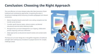Models of Curriculum Design Traditional and Contemporary.pptx